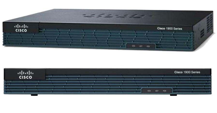 THIẾT BỊ ĐỊNH TUYẾN CISCO 1941/K9 Cisco 1941 w/2 GE,2 EHWIC slots,256MB CF,512MB DRAM,IP Base