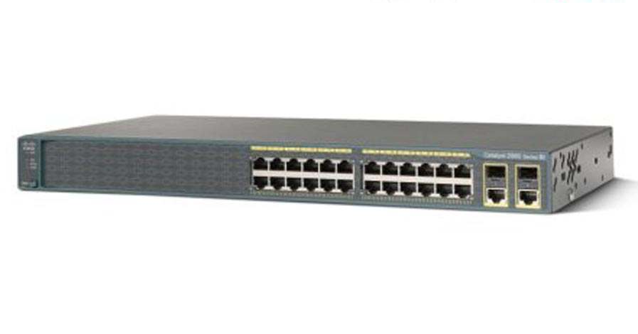 Thiết Bị Mạng Switch Cisco Catalyst WS-C2960+24TC-S Catalyst 2960 Plus 24 10/100 + 2 T/SFP LAN Lite