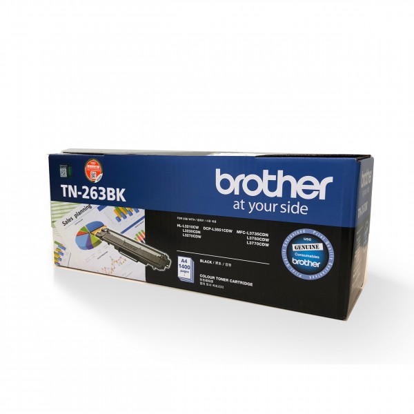 Mực in Brother TN 263 Black Toner Cartridge (TN-263BK)