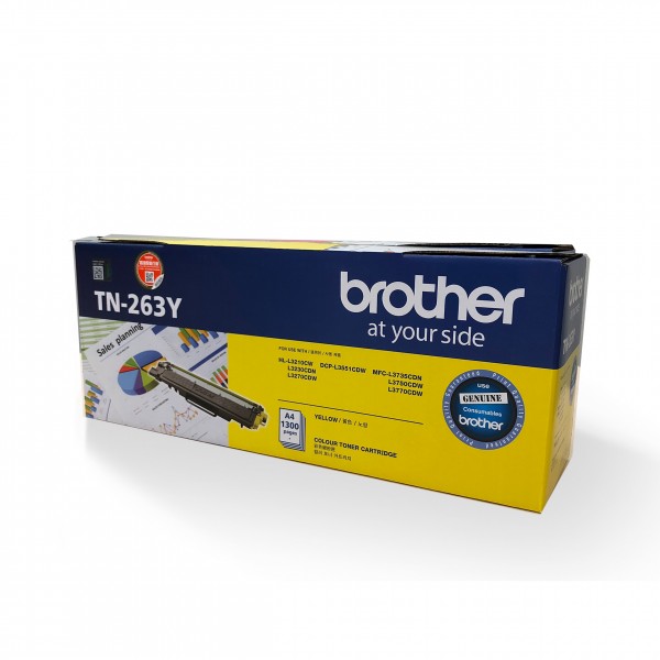 Mực in Brother TN 263 Yellow Toner Cartridge (TN-263Y)