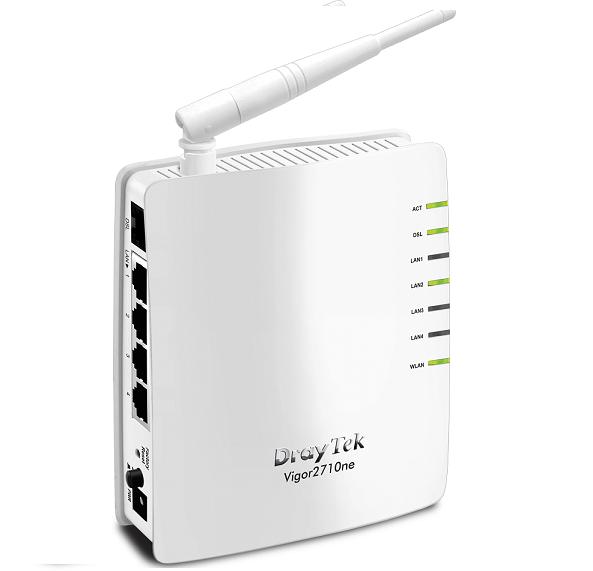 Draytek Vigor2710Ne, ADSL2/2+ router, Wireless A.P