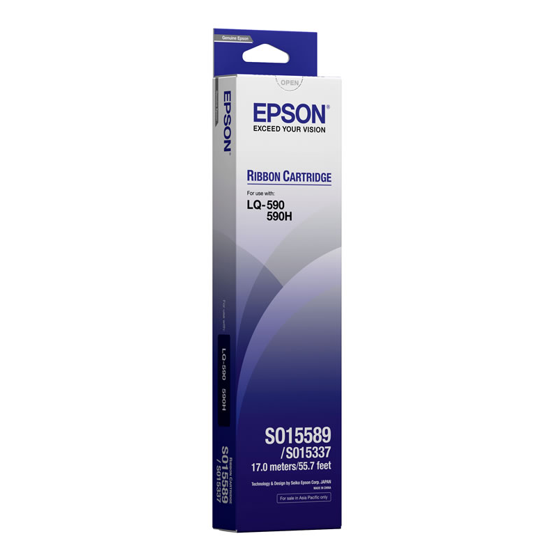 Ribbon Epson S015589 Black, Ribbon Cartridge - Chính hãng