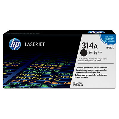 Mực in HP 314A Black LaserJet Toner Cartridge (Q7560A)