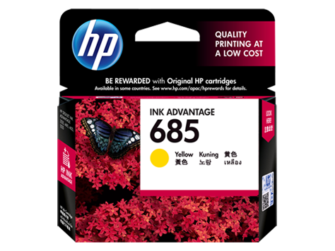 Mực in HP 685 Yellow Ink Cartridge (CZ124AA)