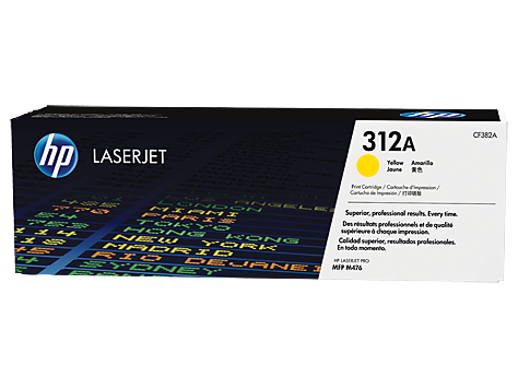 Mực in Laser màu vàng HP 312A Yellow Original LaserJet Toner Cartridge (CF382A)