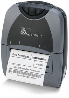 Máy in mã vạch RFIP di động ZEBRA RP4T
