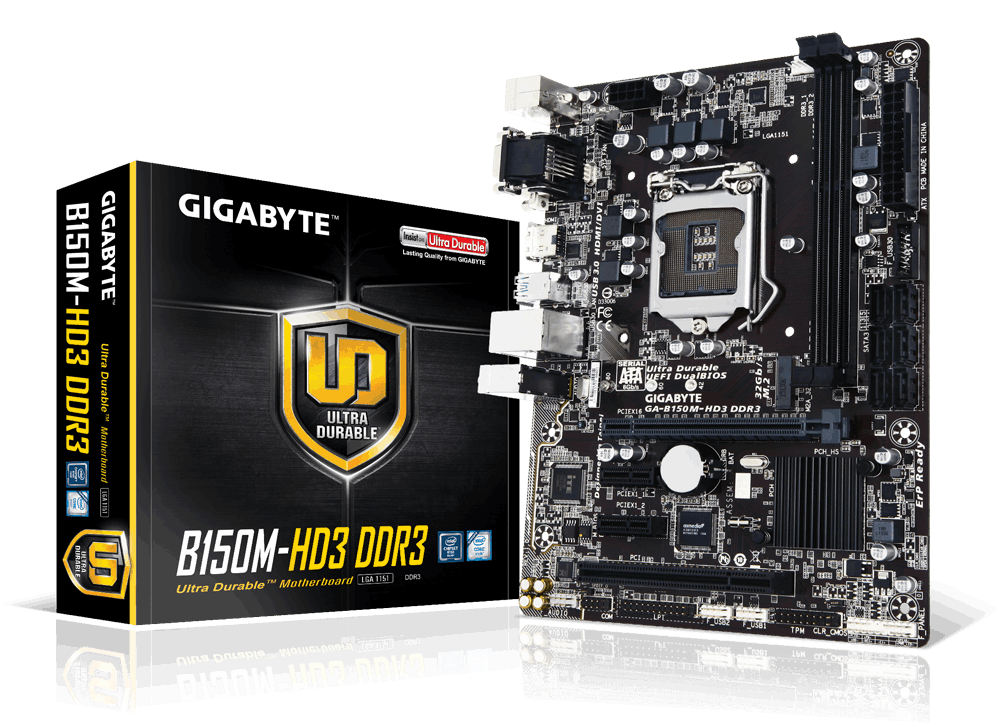 Main Gigabyte GA-B150M-HD3-DDR3, Socket 1151 (GA-B150M-HD3-DDR3)