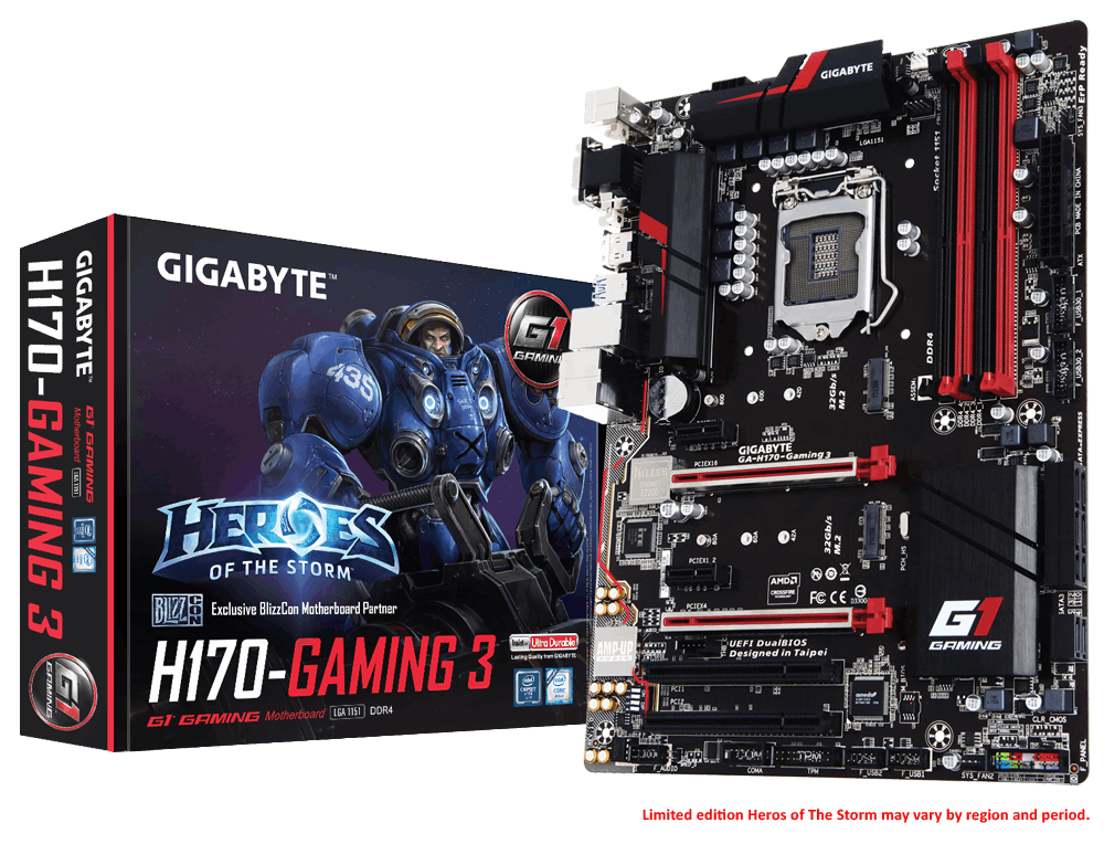 Main Gigabyte GA-H170-Gaming 3, Socket 1151 (GA-H170-Gaming 3)