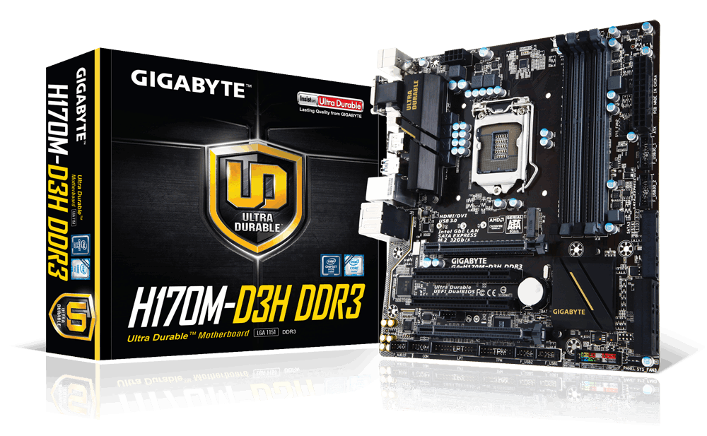 Main Gigabyte GA-H170M-D3H-DDR3, Socket 1151 (GA-H170M-D3H-DDR3)