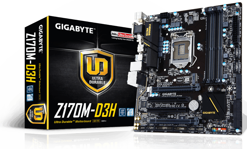 Main Gigabyte GA-Z170M-D3H, Socket 1151 (GA-Z170M-D3H)