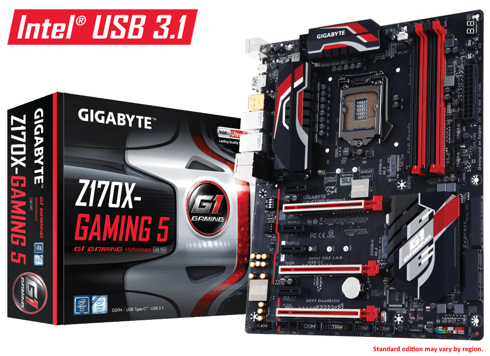 Main Gigabyte GA-Z170X-GAMING 5, Socket 1151 (GA-Z170X-GAMING 5)