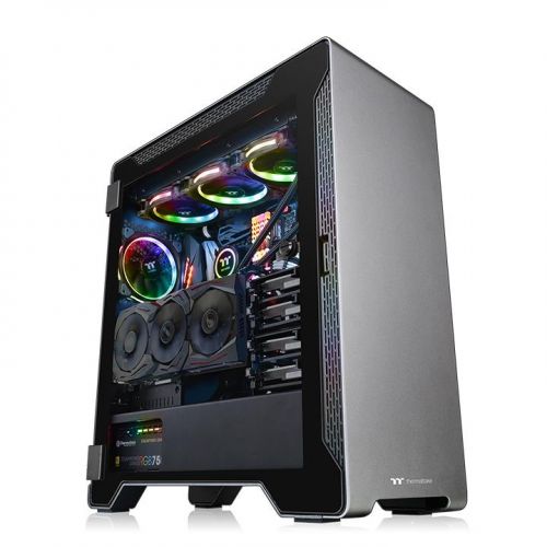 Case Thermaltake A500 Aluminum Tempered Glass Space Gray (CA-1L3-00M9WN-00)