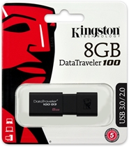 USB 8GB Kingston DataTraveler 100 G3 (DT100G3/8GB)