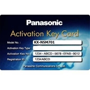 Panasonic KX-NSM701, Activation key mở rộng 1 máy nhánh IP chuẩn SIP