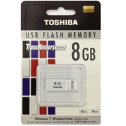 USB 8GB Toshiba Suruga Mini USB Flash Drive 8GB – White (THNU08ENSPUR)