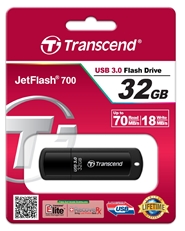 USB 32GB Transcend JetFlash 700 USB 3.0 Flash Drive (TS32GJF700)