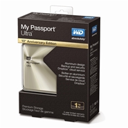 WD My Passport Ultra 1TB, Titanium (WDBZFP0010BTT)