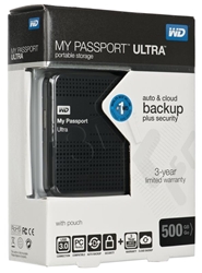 WD My Passport Ultra 500GB, Black (WDBPGC5000ABK)